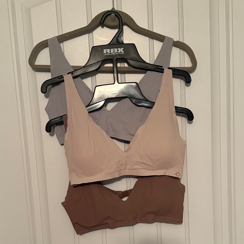 RBX Women's Intimates Set - Cream and Brown